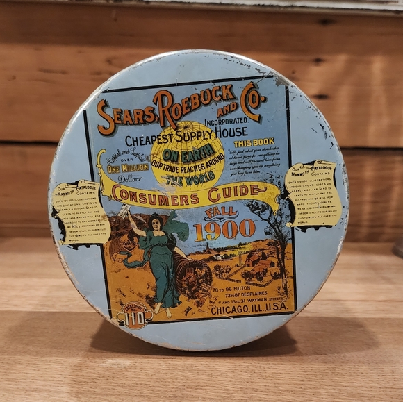 Vintage Sears And Mr Coffee tin - Picture 1 of 10
